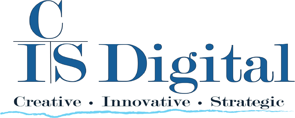 C.I.S. Digital logo emphasizing creative, innovative, and strategic integrated marketing solutions brands.