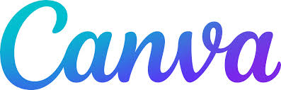 Canva logo featuring a gradient design in blue and purple, representing a creative platform that uses impact.com technology for affiliate program.