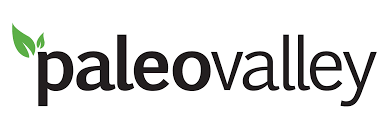 Paleo Valley logo featuring green leaves and bold text, representing the brand's focus on natural health products in the context of affiliate tracking and performance marketing with Everflow.