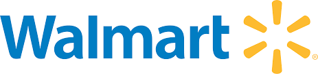 Walmart logo featuring blue text with a yellow spark symbol, representing a major retail partner for Impact's Partnership.